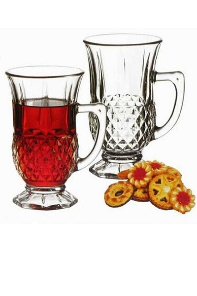 Paşabahçe Istanbul Glass with Handle 6 Pieces 160 Cc