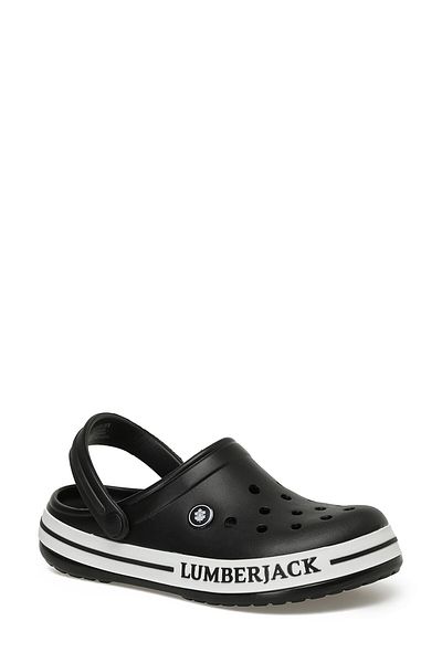 lumberjack DEVON 3FX Black Women's Sabo Slippers - Comfortable and Stylish