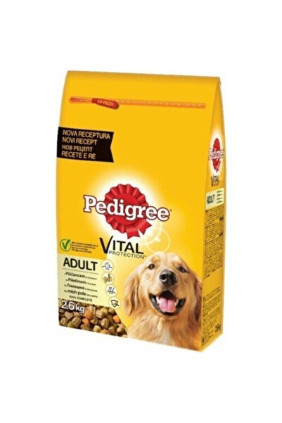 Pedigree Tavuklu Ve Sebzeli Yetişkin Köpek Kuru Maması 2600 gr