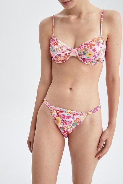 DeFacto Fall In Love Regular Fit Printed Bottom Bikini