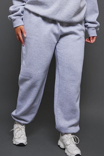 vladivosto Μαύρο γκρι Oversize Loose Fit Φούτερ με Ελαστική Μέση Μέση Harajuku μεγάλο μέγεθος Oversize Fit