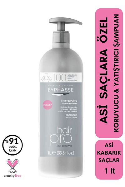 BYPHASSE Hair Pro Protective and Soothing Shampoo Special for Anti-Rough Hair 1000ml