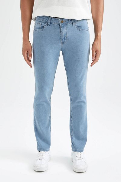 DeFacto Pantaloni de jeans Pedro Slim Fit cu talie normală