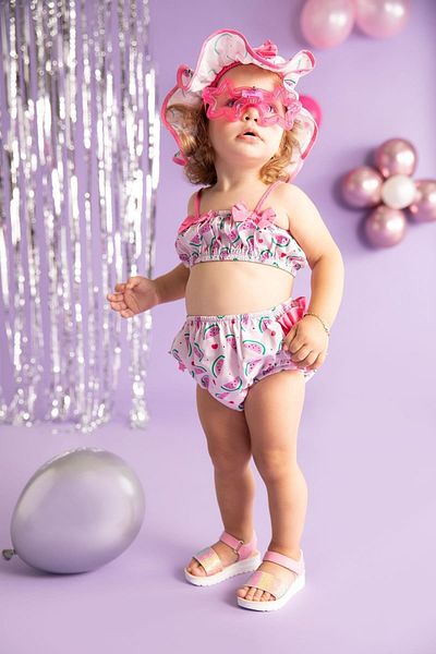DeFacto Baby Girl Fruit Patterned Set of 2 Y9364a222sm