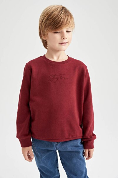 DeFacto Boy's Crew Neck Sweatshirt