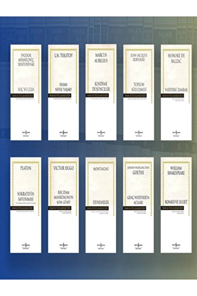 TÜRKİYE İŞ BANKASI KÜLTÜR YAYINLARI HASAN ALİ YÜCEL KLASİKLERİ SERİSİ TOPLAM ...