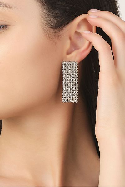 VS ACCESSORY Ashli Rectangular Earrings
