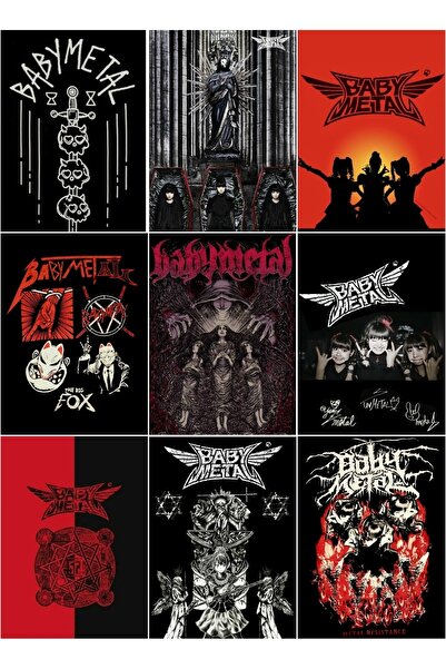 owl bag Trupe de muzică metalică- Set de autocolante multiple Baby Metal