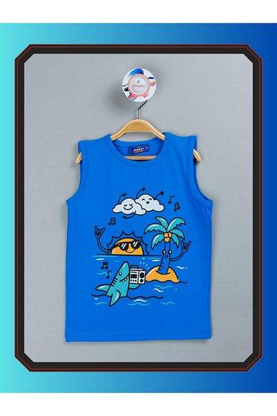edoy Tricou din bumbac vesel, distractiv și colorat pentru copii