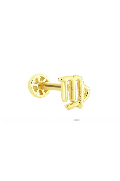 Glorria Gold Spike Sign Tragus Piercing