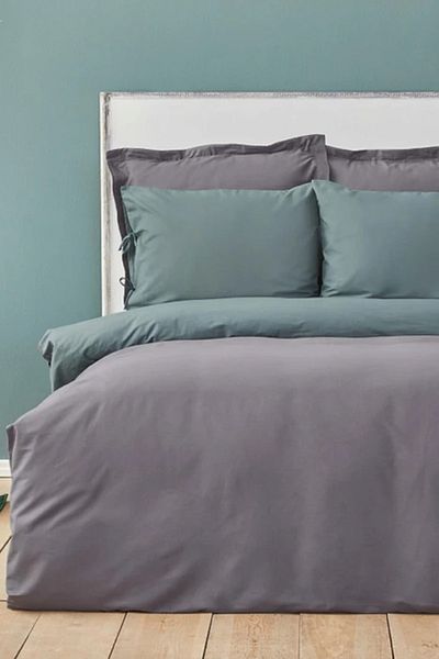 Karaca Home Set cuvertură de pilota de bază cu două fețe Petrol Color Basic
