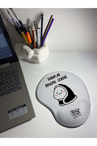 rakkun shop لوحة ماوس دوبارلان بيراغما جينديني مطبوعة مع دعم للمعصم