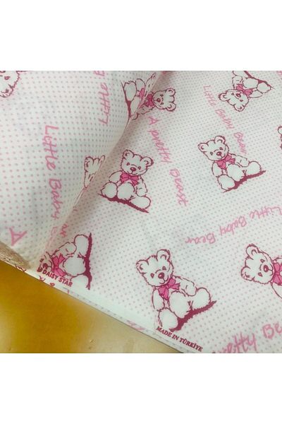 daisy star Cotton Flannel Fabric - 1.00 meters