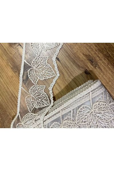 efem gipür Sycamore Pattern French Lace Tape Guipure Made as 9 m Ball Capicino