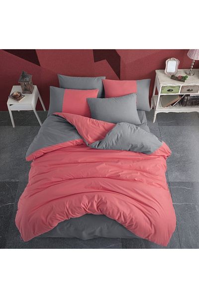 Hobby Diamond Koral - Poplin Single Duvet Cover Set