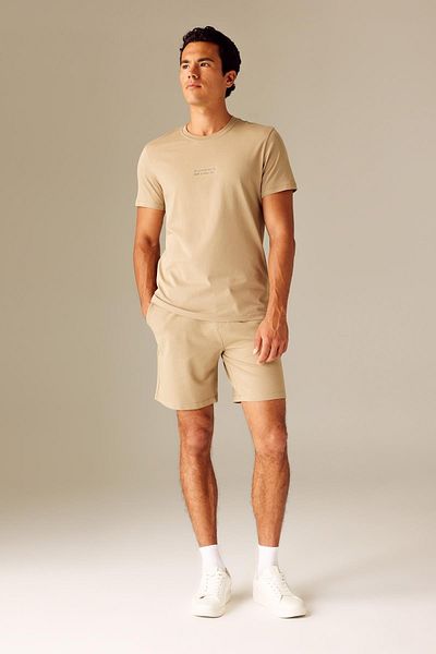 DeFacto Κοντομάνικο T-shirt A4002ax23hs με λεπτή λαιμόκοψη