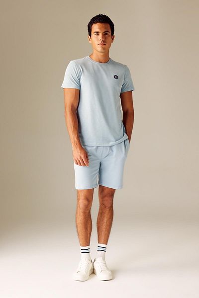 DeFacto Tricou cu mânecă scurtă imprimat cu decolteu slim, A4010ax23hs