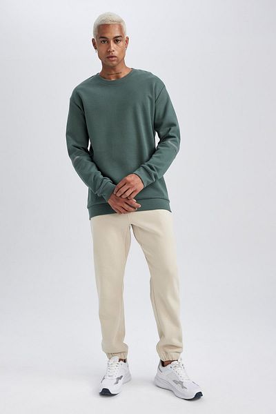 DeFacto Φούτερ Crew Neck Standard Fit - A2979ax23sp
