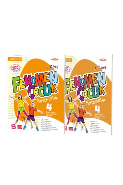 fenomen okul Fenomen Çocuk 4 Sınıf Matematik 1 ve 2 Kitap test kitabi kitap