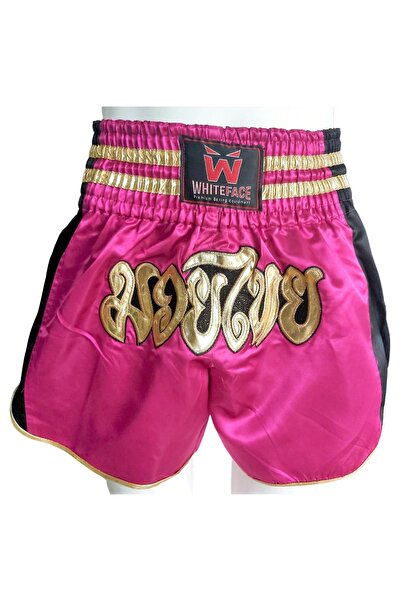 Genel Markalar Muay Thai Elite Şort (Fuşya-Siyah)
