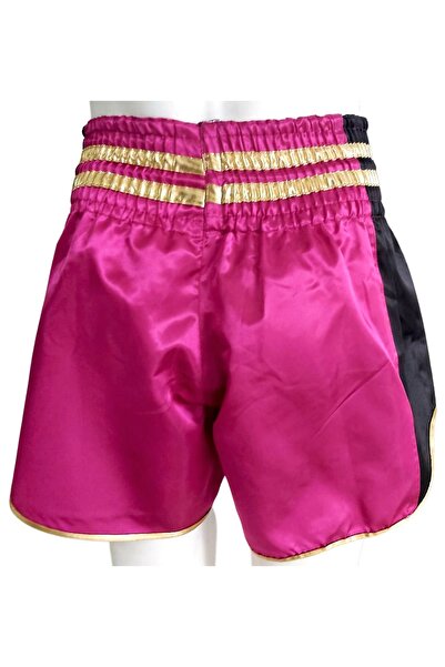 Genel Markalar Muay Thai Elite Şort (Fuşya-Siyah)