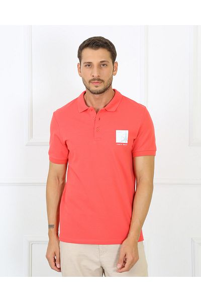 LACİVERTMEN 2060-1 PREMIUM PRINTED POLO COLLAR REGULAR FIT ΑΝΔΡΙΚΟ T-SHIRT