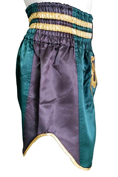 whiteface Muay Thai Elite Şort (Yeşil-Siyah)
