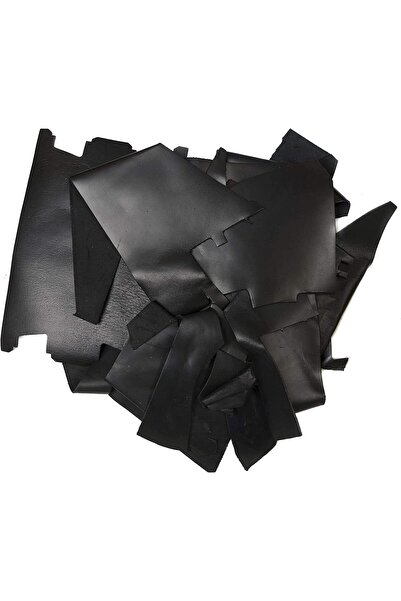 OSM Hakiki Deri Siyah Renkli Parça 250 GRAM