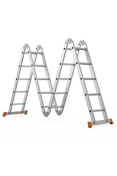 Saraylı Xxx Çok Amaçlı Fonksiyel Aluminyum Akrobat Merdiven 4x5 Basamaklı 560 Cm