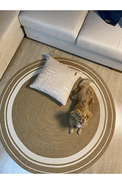 MaVaux Modern, Hasır, Jüt Desenli, Naturel, Jüt Dekoratif, Kilim, Salon,mutfa...