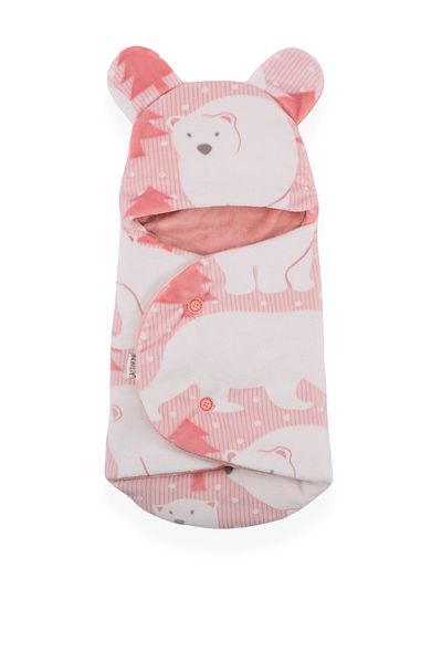 Bebitof Polar Bear Patterned Swaddle (0-6 MONTHS)