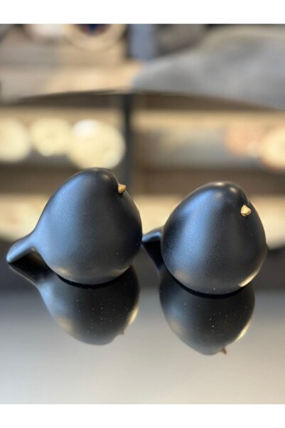 ROSSEV Tavolo Siyah Kuş Seti 2'li