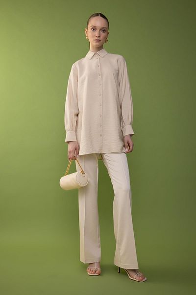DeFacto Μακρυμάνικο πουκάμισο Tunic A9715ax23hs με κανονική εφαρμογή