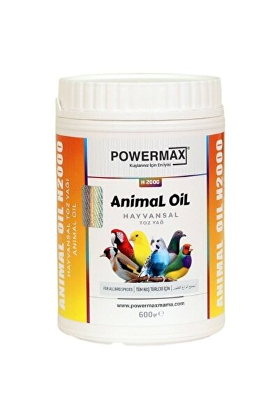 powermax AnimaL OiL ( Liyofilizasyon Hayvansal Yağ 600 gr ) Yeni 3 kat güçlen...
