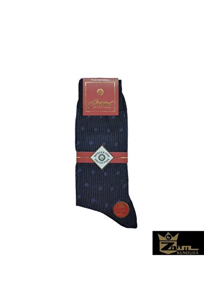 Zaim Kundura Men's Summer Navy Blue Denim Socks278900764-1
