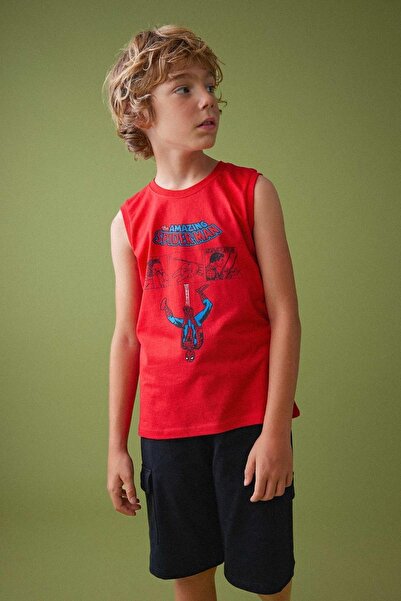 DeFacto Boy's Marvel Spiderman Crew Neck Tank Top A9045a823sm