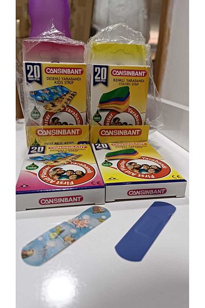 ÇAYLAR AVM Cansın Band-Aid Patterned 20 Pieces 20X10 Pack (200 Pieces)