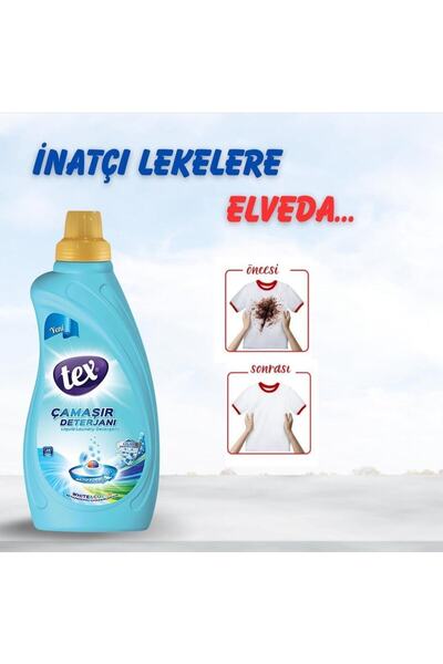 Tex Sıvı Çamaşır Deterjanı Whıte & Color 2500 ml