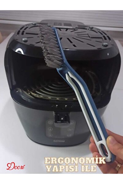 Doori Airfryer Temizlik Fırçası Çok Amaçlı Maşalı Temizlik Fırçası Sert Fırça...