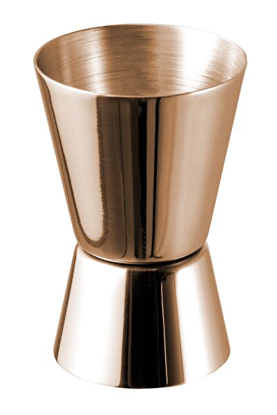 Binbirreyon Jigger Kokteyl Ölçü Kabı Çift Taraflı 2/4cl Paslanmaz Çelik Bakır Renk RA327