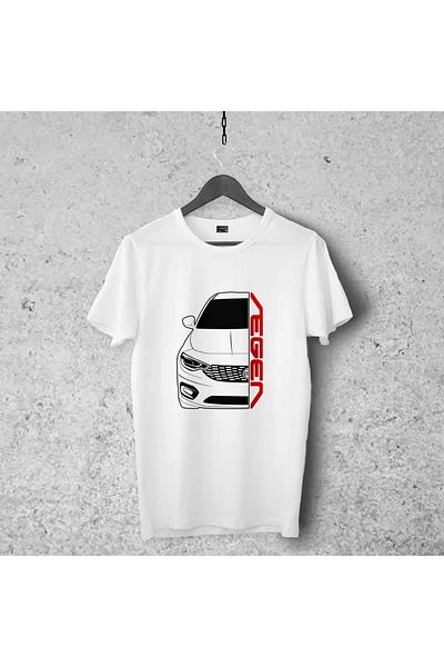 Pisa Art Μπλουζάκι Fiat Egea Designed 1, Unisex Premium που δεν ξεφλουδίζει, αυτοκίνητο