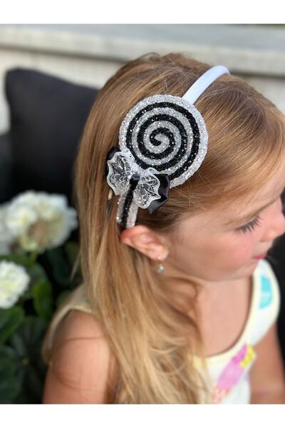 QUEEN AKSESUAR Moda de lux gigant sclipici acadea bomboane arc tiara copil fe...