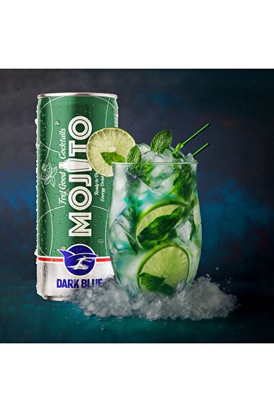 Dark Blue Mojito Enerji Içeceği, 250 ml (12'Lİ PAKET, 12 ADET X 250 ML)