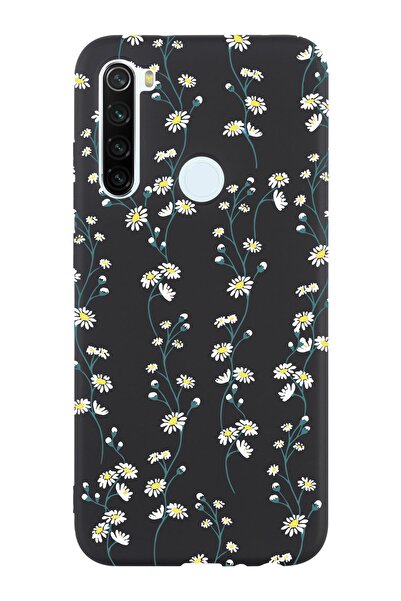 shoptocase Xiaomi Redmi Note 8 Uyumlu Papatya Sarmaşığı Desenli Telefon Kılıfı