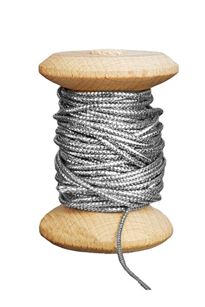 E Elmas حبل ديكور فضي حيدة 20 متر - فضي