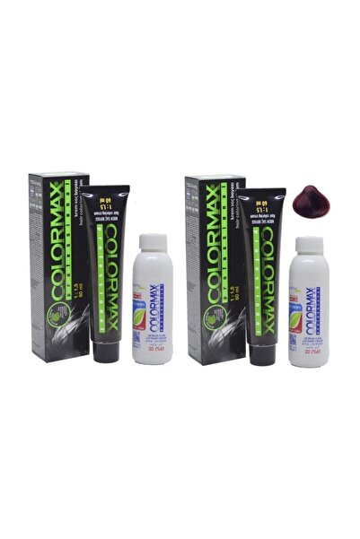 Colormax 4.62 Kestane Kızıl Irise 2'li + Orjınal Oksidan Krem 90ml 2'li