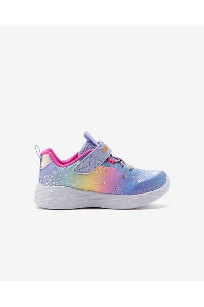 SKECHERS Unicorn Charmer - Twilight Dr Küçük Kız Çocuk Mavi Işıklı Spor Ayakkabı 302681N Blmt