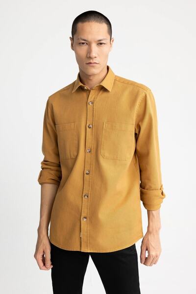 DeFacto Regular Fit Uzun Kollu %100 Pamuk Gömlek W7830az23sp