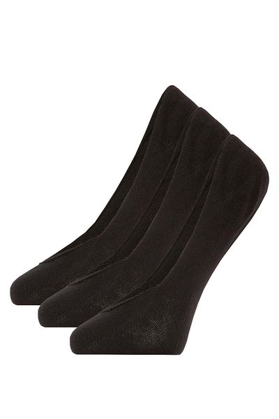 DeFacto Woman's 3-Piece Cotton Ballerina Socks A0369axns