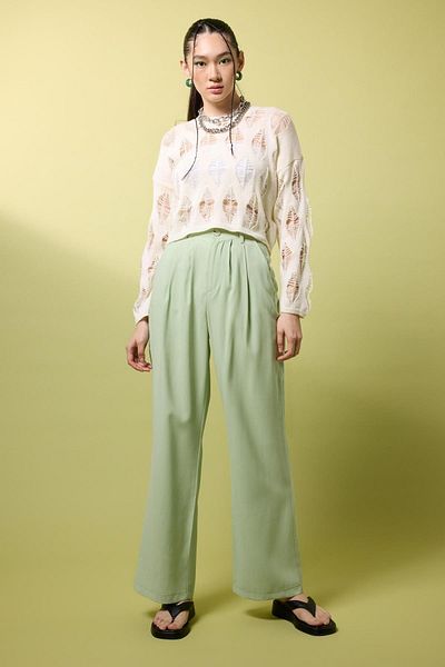 DeFacto Wide Leg Long Trousers